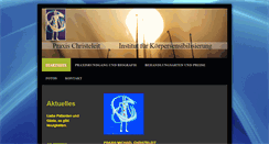Desktop Screenshot of praxis-christeleit-blaustein.de